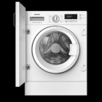 Hisense WF3M841BWIES - Lavadora integrable, 8 kg, 1400 rpm, Sin panelar