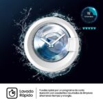 Hisense WF3M841BWIES - Lavadora integrable, 8 kg, 1400 rpm, Sin panelar - Imagen 8