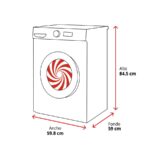 Balay 3TW094B - Lavadora secadora, 9 kg + 5 kg, 1400 rpm, Blanco - Imagen 2
