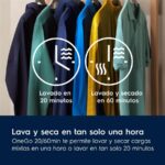 Electrolux EWI7294M2B - Lavadora secadora, 9 kg + 5 kg, 1400 rpm, Blanco - Imagen 5