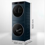 Haier CLC108GNU1 - Lavadora secadora, 10 kg + 8 kg, 1400 rpm, Antracita - Imagen 2