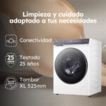 Haier X7 HW100-B14367U-S - Lavadora secadora, 10 kg + 6 kg, 1400 rpm, Blanco - Imagen 5