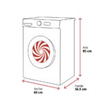 LG F4DR5509A1W - Lavadora secadora, 9 kg + 6 kg, 1400 rpm, Blanco - Imagen 2