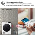 LG F4DR5509A1W - Lavadora secadora, 9 kg + 6 kg, 1400 rpm, Blanco - Imagen 7