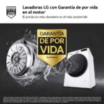 LG F4DR6010A1W - Lavadora secadora, 10 kg + 6 kg, 1400 rpm, Blanco - Imagen 5