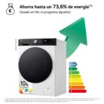 LG F4DR7510AGW - Lavadora secadora, 10 kg + 6 kg, Blanco - Imagen 3