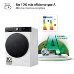 LG F4DR7511AGW - Lavadora secadora, 11 kg + 6 kg, 1400 rpm, Blanco - Imagen 3