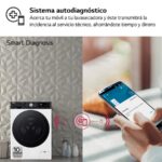 LG F4DR7511AGW - Lavadora secadora, 11 kg + 6 kg, 1400 rpm, Blanco - Imagen 8