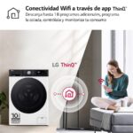 LG F4DR7511AGW - Lavadora secadora, 11 kg + 6 kg, 1400 rpm, Blanco - Imagen 9