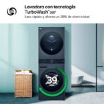 LG WT1210BBF - Lavadora secadora, 12 kg + 10 kg, 1400 rpm, Inox grafito - Imagen 11