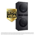 LG WT1210BBF - Lavadora secadora, 12 kg + 10 kg, 1400 rpm, Inox grafito - Imagen 3