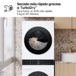 LG WT1210WWF - Lavadora secadora, 12 kg + 10 kg, Blanco - Imagen 10
