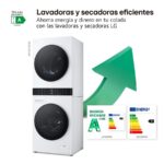 LG WT1210WWF - Lavadora secadora, 12 kg + 10 kg, Blanco - Imagen 2