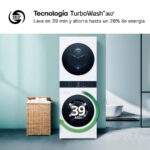 LG WT1210WWF - Lavadora secadora, 12 kg + 10 kg, Blanco - Imagen 8