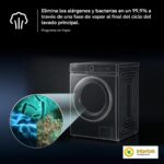 Samsung WD90HG5U34BEEC - Lavadora secadora, 9 kg + 6 kg, 1400 rpm, Blanco - Imagen 10
