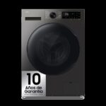 Samsung WD90HG5U34BXEC - Lavadora secadora, 9 kg + 6 kg, 1400 rpm, Dark Steel