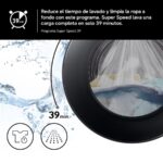 Samsung WD90HG6U94BEU3 - Lavadora secadora, 9 kg + 6 kg, 1400 rpm, Blanca - Imagen 11