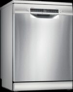 Bosch SMS4EKI06E - Lavavajillas de libre instalación, 13 servicios, 60 cm, Acero antihuellas