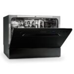 Klarstein Amazonia 6 - Lavavajillas compacto, 6 servicios, 55 cm, Negro