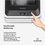 Klarstein Amazonia Mini - Lavavajillas compacto, 43.5 cm, Negro - Imagen 4
