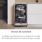Haier XF1C3TB1FX - Lavavajillas de libre instalación, 11 servicios, 45 cm, Inox - Imagen 14