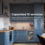 EVVO Di.3 Slim (45cm) - Lavavajillas integrable, 45 cm, Inox - Imagen 3