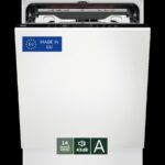 AEG FSE76727P - Lavavajillas integrable, 14 servicios, 60 cm, Sin panelar