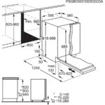 AEG FSE76727P - Lavavajillas integrable, 14 servicios, 60 cm, Sin panelar - Imagen 2