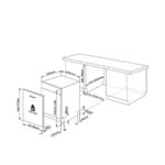 Beko BDIS38040A - Lavavajillas integrable, 45 cm, Blanco - Imagen 2
