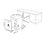 Beko DIS48120 - Lavavajillas integrable, 11 servicios, 45 cm, Sin panelar - Imagen 2