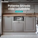 Hisense HV673A65 - Lavavajillas integrable, 16 servicios, 60 cm, Sin panelar - Imagen 17