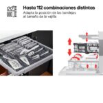 LG DB476TXS - Lavavajillas integrable, 14 servicios, 60 cm, Sin panelar - Imagen 10