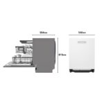 LG DB476TXS - Lavavajillas integrable, 14 servicios, 60 cm, Sin panelar - Imagen 3