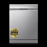 LG DF587HVS - Lavavajillas de libre instalación, 10 servicios, 60 cm, Acero antihuellas