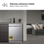LG DF587HVS - Lavavajillas de libre instalación, 10 servicios, 60 cm, Acero antihuellas - Imagen 11