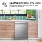 LG DF587HVS - Lavavajillas de libre instalación, 10 servicios, 60 cm, Acero antihuellas - Imagen 13