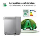 LG DF587HVS - Lavavajillas de libre instalación, 10 servicios, 60 cm, Acero antihuellas - Imagen 5