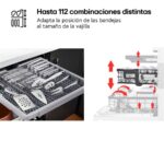 LG DF587HVS - Lavavajillas de libre instalación, 10 servicios, 60 cm, Acero antihuellas - Imagen 8