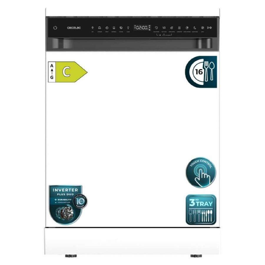 lavavajillas-libre-instalaci-n-60-cm-cecotec-bolero-aguazero-182890539-1 Cecotec Aguazero 6550 - Lavavajillas de libre instalación, 60 cm, Blanco - Imagen 1