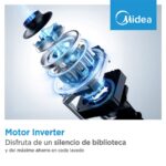 Midea MDWEF1433DW-WA - Lavavajillas de libre instalación, 14 servicios, 60 cm, Blanco - Imagen 7