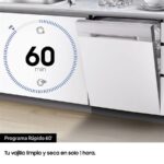 Samsung DW60M6050FS - Lavavajillas de libre instalación, 14 servicios, 60 cm, Inox - Imagen 4
