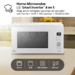 Microondas con horno - LG MJ3965BPH, 39 L, Horno 4 en 1, Tecnología Smart Inverter - Imagen 4