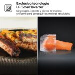 Microondas con horno - LG MJ3965BPH, 39 L, Horno 4 en 1, Tecnología Smart Inverter - Imagen 5