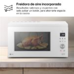 Microondas con horno - LG MJ3965BPH, 39 L, Horno 4 en 1, Tecnología Smart Inverter - Imagen 6