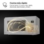 Microondas con horno - LG MJ3965BPH, 39 L, Horno 4 en 1, Tecnología Smart Inverter - Imagen 7