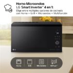 Microondas con horno - LG MJ3965BPS, 39 L, 4 en 1, Grill, Multifunción - Imagen 4