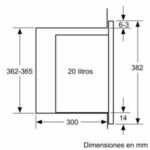 Microondas integrable - Balay 3CG5172B2, Grill, 800W, 20 L, 5 potencias, Control deslizante, Aquálisis, Blanco - Imagen 10