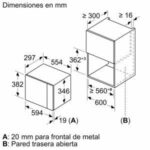 Microondas integrable - Balay 3CG5172B2, Grill, 800W, 20 L, 5 potencias, Control deslizante, Aquálisis, Blanco - Imagen 2