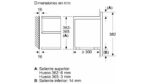 Microondas integrable - Bosch BFL7221B1, Serie 8, 900 W, 5 niveles, Asistente de limpieza con agua, Función Microondas Boost, 21 l, Negro - Imagen 6