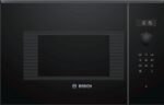 Microondas integrable - BOSCH Serie 6 BFL524MB0, 800 W, 5 potencia, 20 l, Black